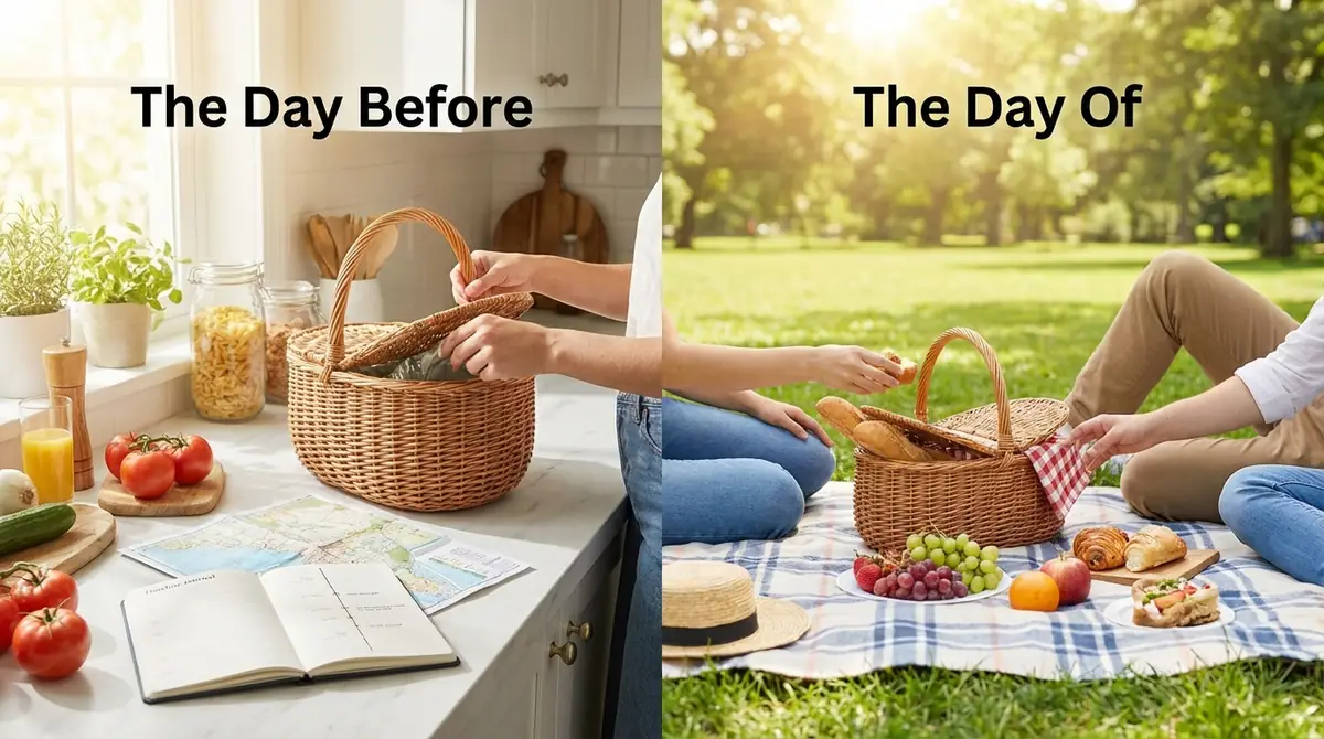 ピクニック準備のタイムライン【前日・当日】