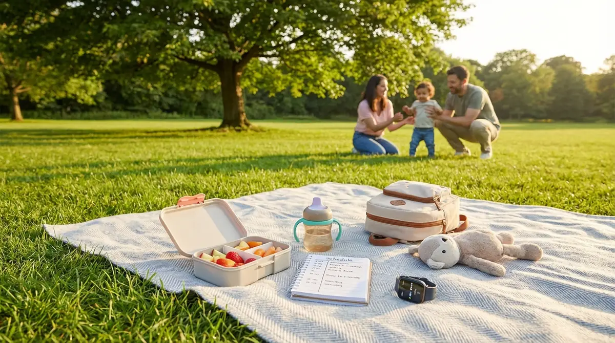 1歳児ピクニック当日のタイムスケジュール例