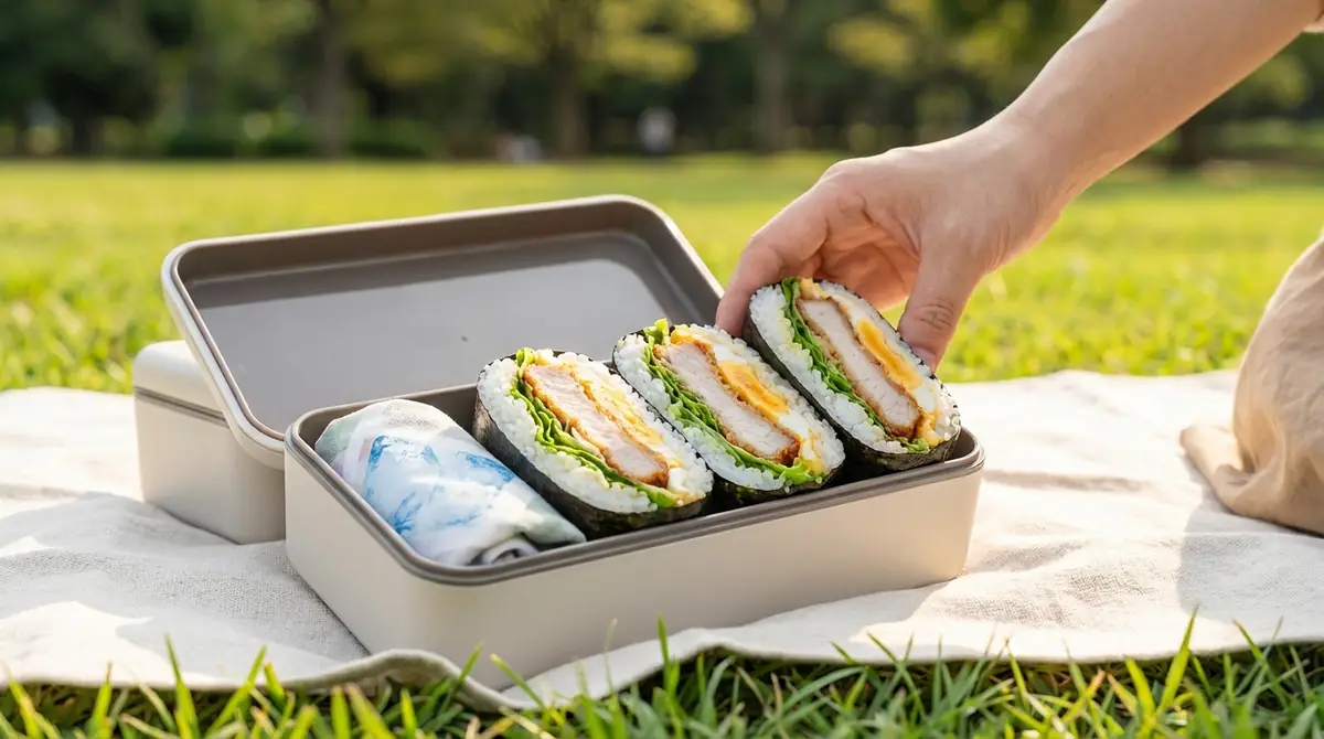 ピクニックで崩れない！おにぎらずの詰め方と保冷のポイント