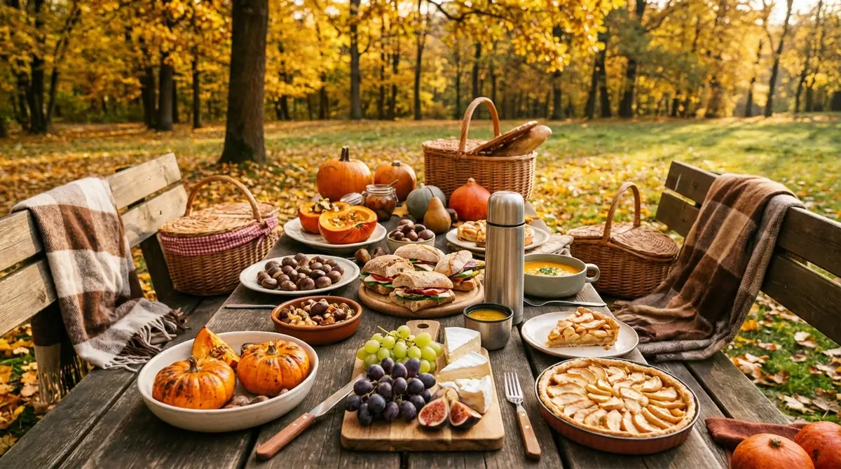 秋の味覚を楽しむ10月ピクニックのお弁当・食べ物アイデア