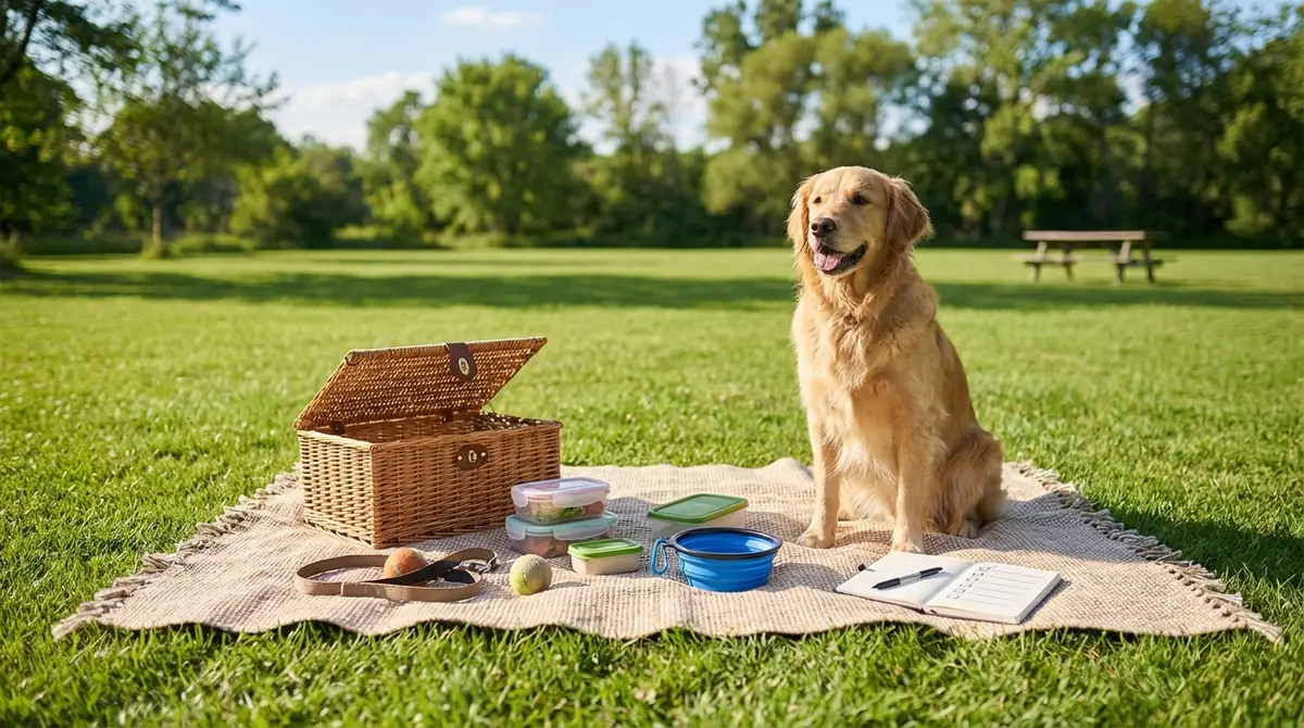 犬連れピクニックの持ち物チェックリスト
