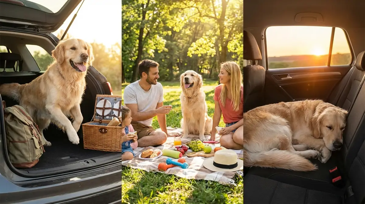 出発から帰宅まで｜犬連れピクニックの1日の流れ