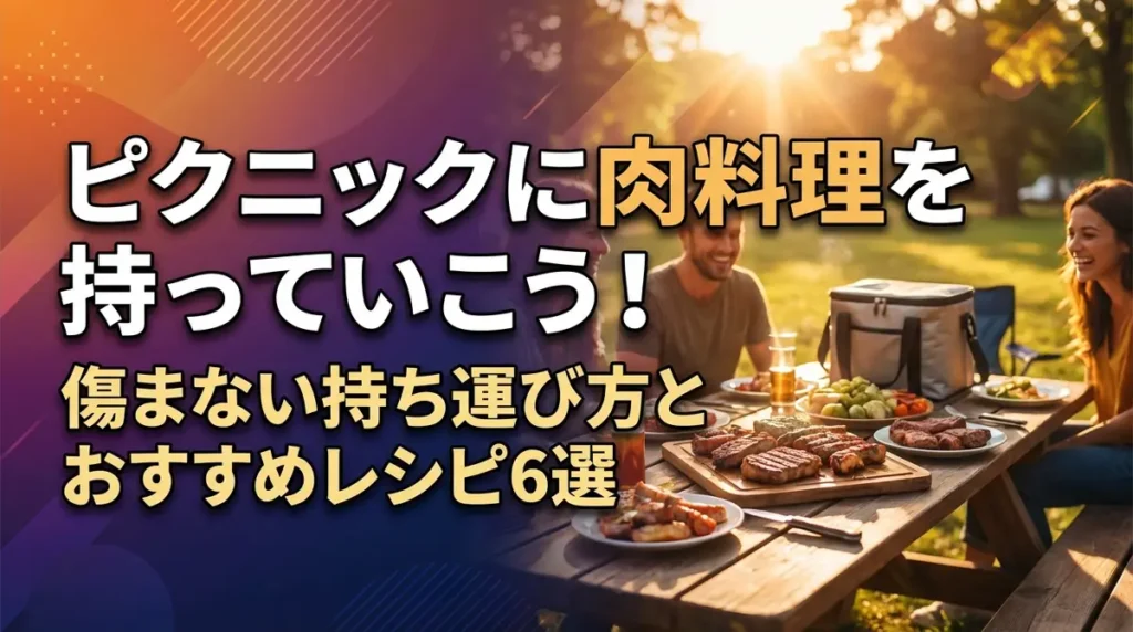 ピクニックに肉料理を持っていこう！傷まない持ち運び方とおすすめレシピ6選